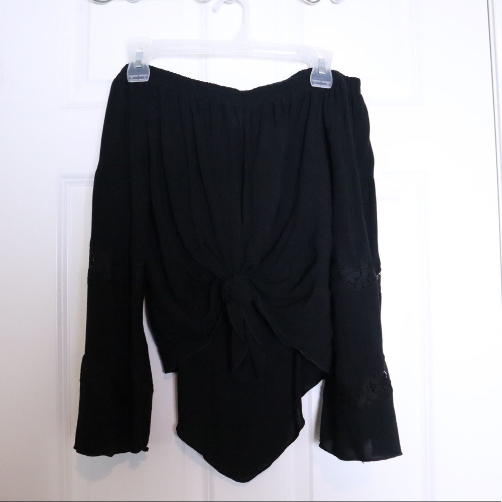 Off the Shoulder Bell sleeved Top